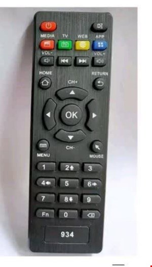 کنترل اصل شرکتی اندروید باکس پارا تی وی باکس Para tv box