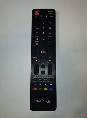 کنترل اصل شرکتی و فابریک تلویزیون و ال ای دی گلدفینچ Goldfinch 