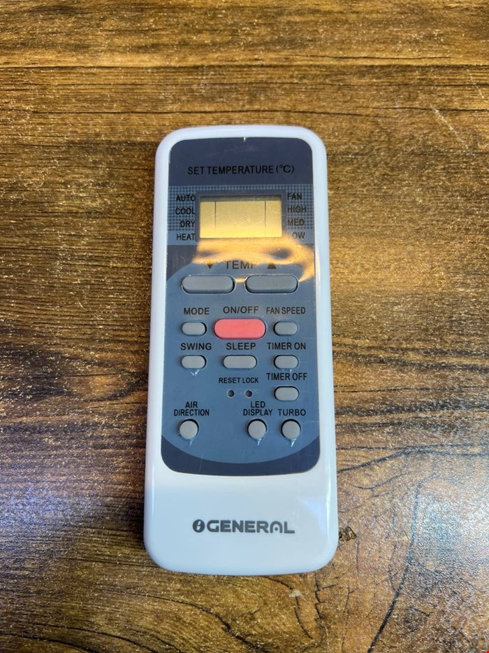 کنترل اصل شرکتی کولر گازی آی جنرال پاور صورتی iGENERAL 