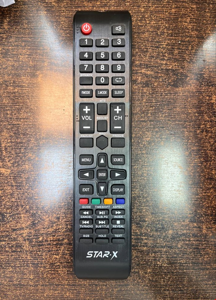 کنترل اصل شرکتی فابریکی تلویزیون و ال ای دی استارایکس بلند STAR X1078 