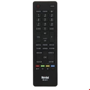 کنترل جایگزین تلویزیون نایاب مارشال 5011               باتوجه ب نبود کنترل موردنظر در بازار ،کنترل (جایگزین) ست شده با کنترل اصلی اگهی ارسال میشه.              