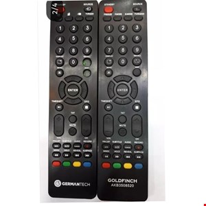 کنترل اصل شرکتی ال ای دی  و تلویزیون گلدفینچ/ جرمن تک