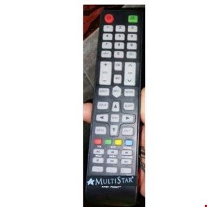 کنترل جایگزین شرکتی تلویزیون مولتی استار کلید سفید   باتوجه به نبود کنترل موردنظر در بازار، کنترل جایگزین ست شده با کنترل اصلی اگهی ارسال میشه. 