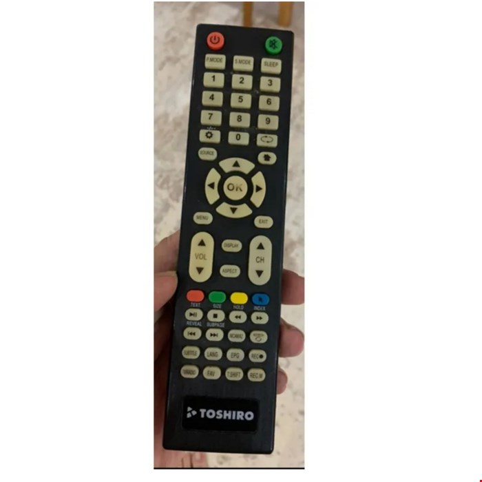 کنترل جایگزین ال ای دی و تلویزیون توشیرو           باتوجه ب نبود کنترل موردنظر در بازار، کنترل (جایگزین) ست شده با کنترل اصلی اگهی ارسال میشه.              