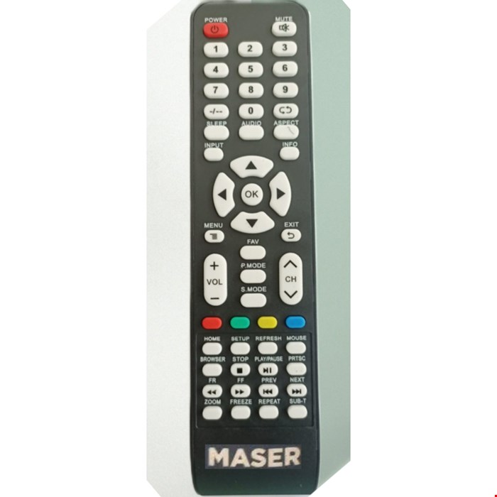 کنترل اصل شرکتی تلویزیون و ال ای دی ماسر maser