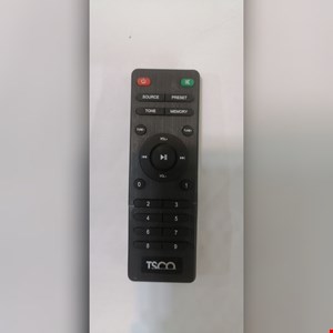 کنترل جایگزین اسپیکر و سیستم نایاب تسکو TSCO                باتوجه ب نبود کنترل مورد نظر در بازار، کنترل (جایگزین) ست شده با کنترل اصلی اگهی ارسال میشه.              