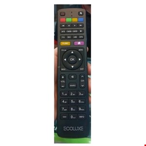 کنترل اصلی و فابریکی تلویزیون و ال ای دی اکولوکس فیلیمودار ECOLUX