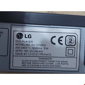 کنترل اصل شرکتیFx دی وی دی ال جی DV_5250PM