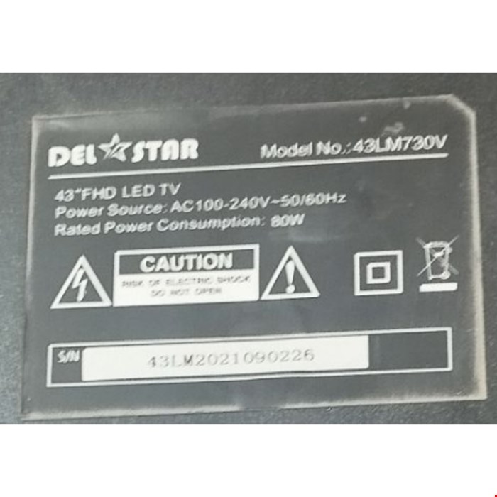 کنترل اصل شرکتی تلویزیون و ال ای دی دل استار 43LM730V