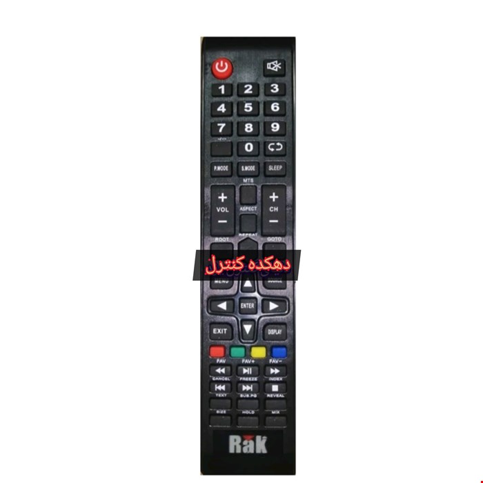 کنترل اصل شرکتی تلویزیون و ال ای دی راک RAK 1078