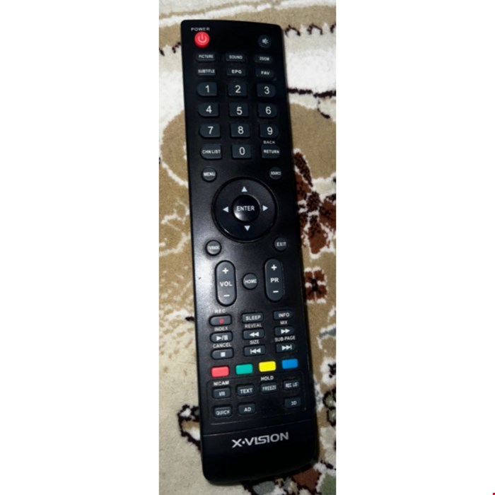 کنترل اصل شرکتی و فابریکی تلویزیون و ال ای دی ایکس ویژن بلند XVISION