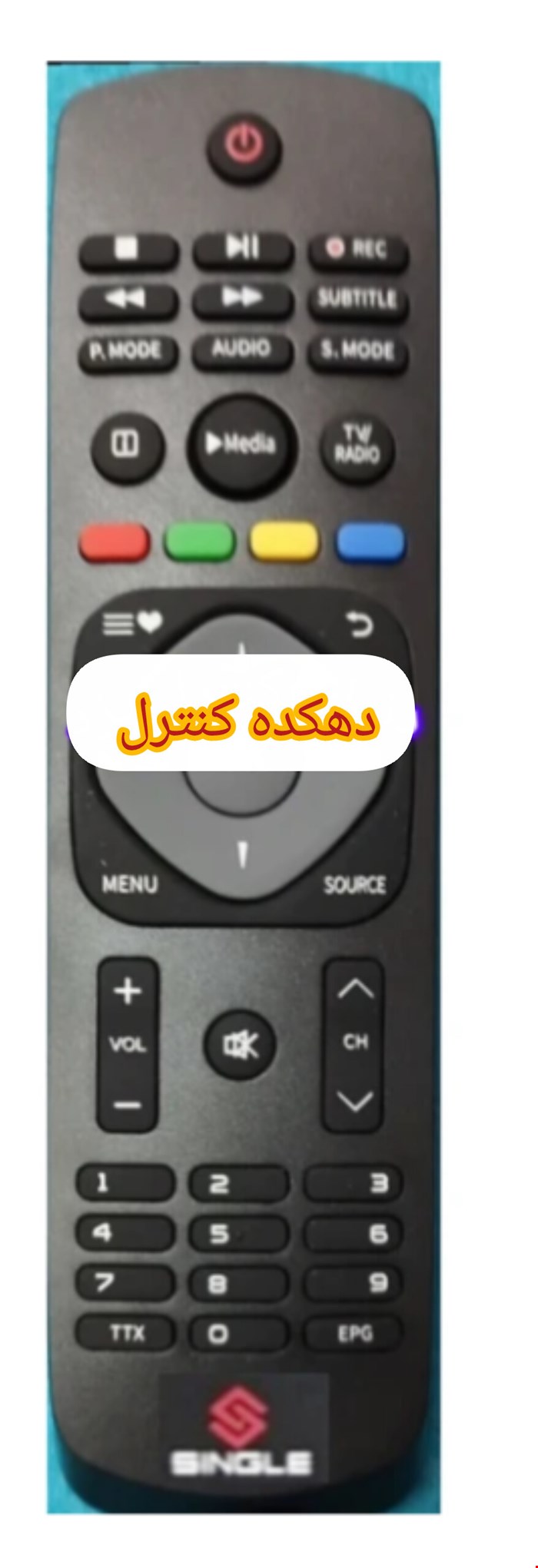 کنترل جایگزین تلویزیون و ال ای دی سینگل طرح ۹۰۸ SINGLE