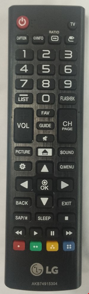 کنترل شرکتی تلویزیون و ال ای دی ال جی هوم دار 5304 LG HOME