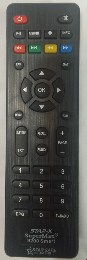 کنترل اصل شرکتی ریسیور سوپرمکس اسمارت Supermax 9200 smart