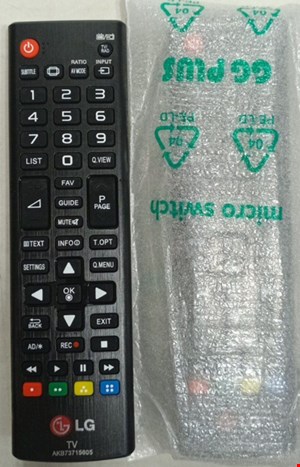 کنترل اصل شرکتی(کیبورد میکروسوییچ/کلید مخملی)ال ای دی و تلویزیون ال جی ۶۰۵ ‌‍(کیفیت اصلی)