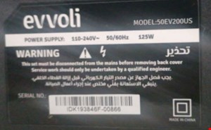 کنترل جایگزین تلویزیون و ال ای دی نایاب ایوولی EVVOLI /50EV200US(توضیحات رو بخون بعد خرید کن) با توجه ب نبود کنترل موردنظر در بازار ، کنترل جایگزین ست شده از روی کنترل اصلی ارسال میشه.