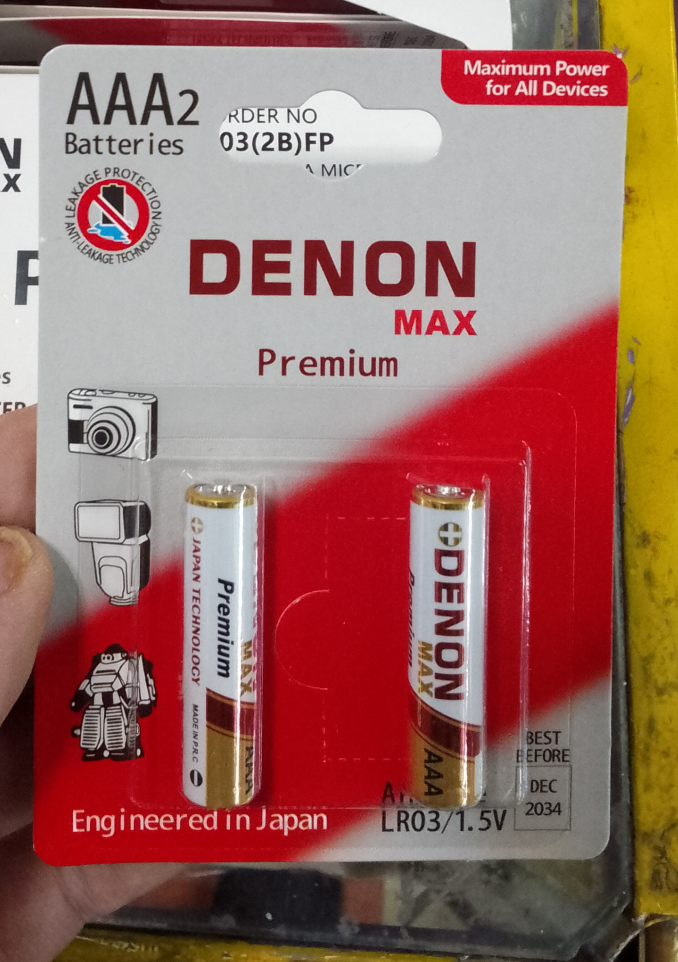 DENON MAX Premium AAA