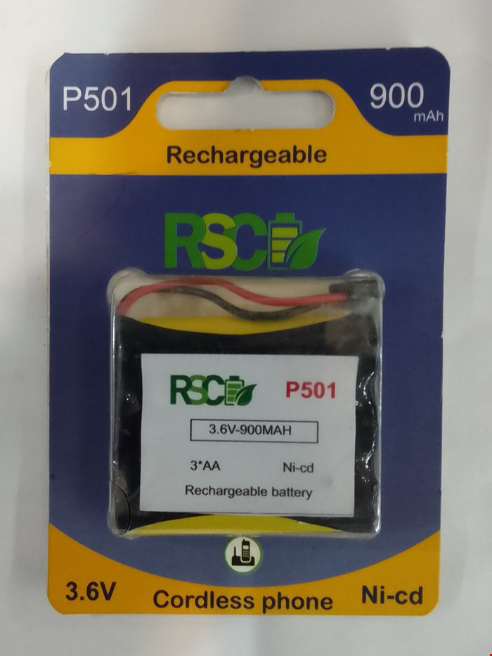 باتری شرکتی تلفن بیسیم پاناسونیک قدیمی RSC P501 900M
