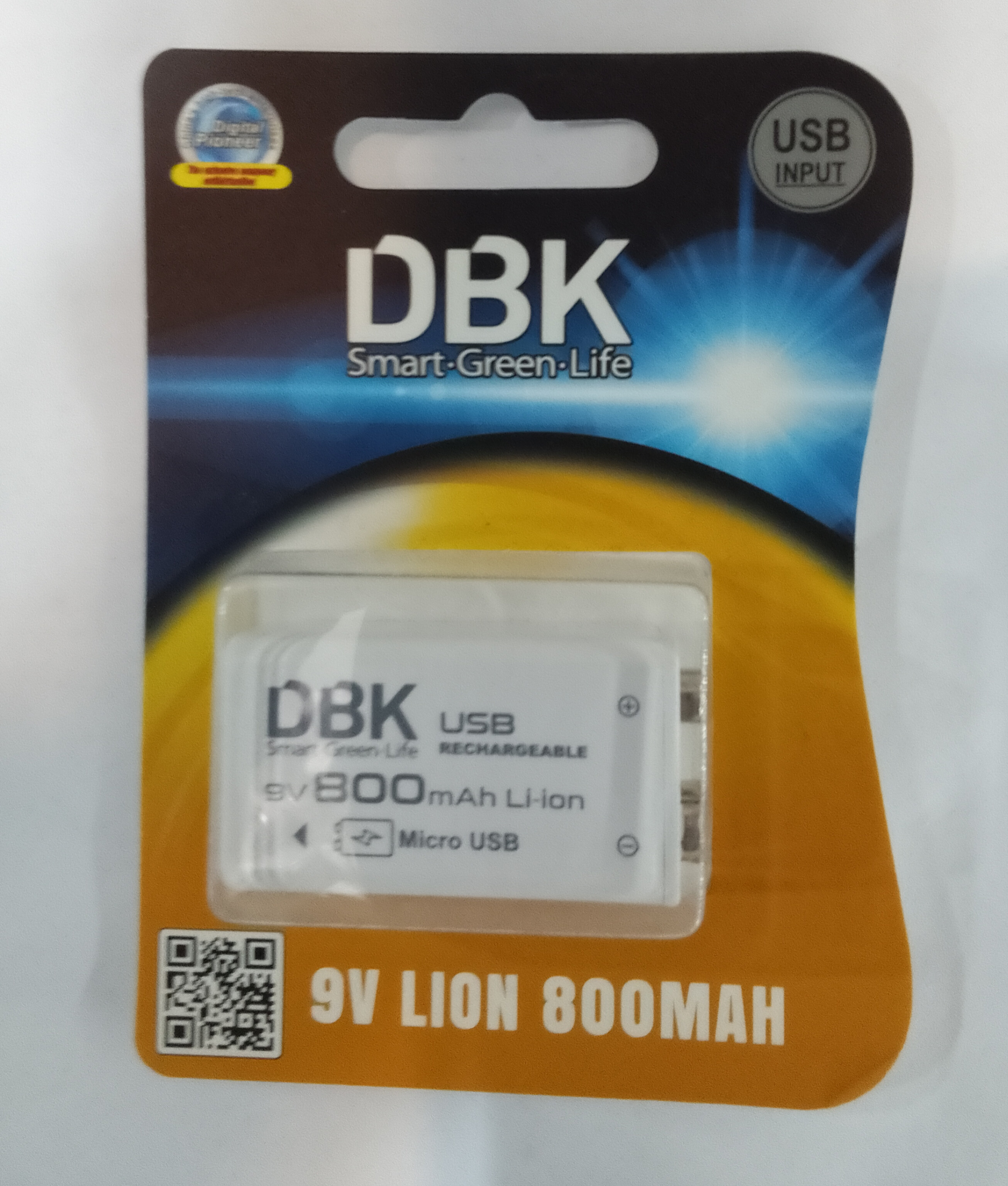 9v rechargeable DBK Android 