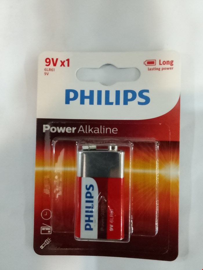 باتری کتابی ۹ولتی اولترا آلکالین فیلیپس اصلی Phillips 9V