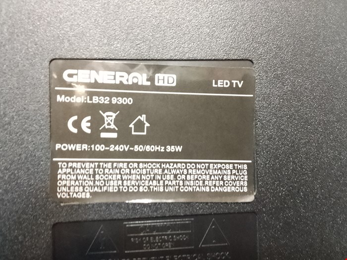 کنترل شرکتی تلویزیون و ال ای دی نایاب جنرال اچ دی GENERAL HD LB32 9300